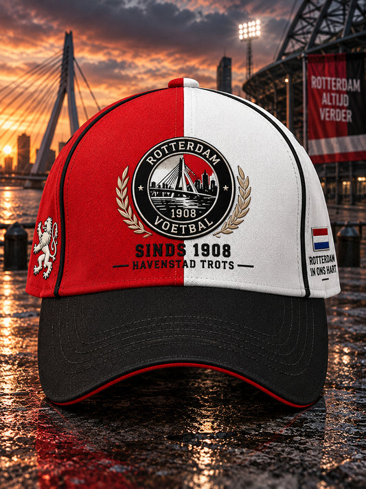 Uniseks muts met voetbalprint
