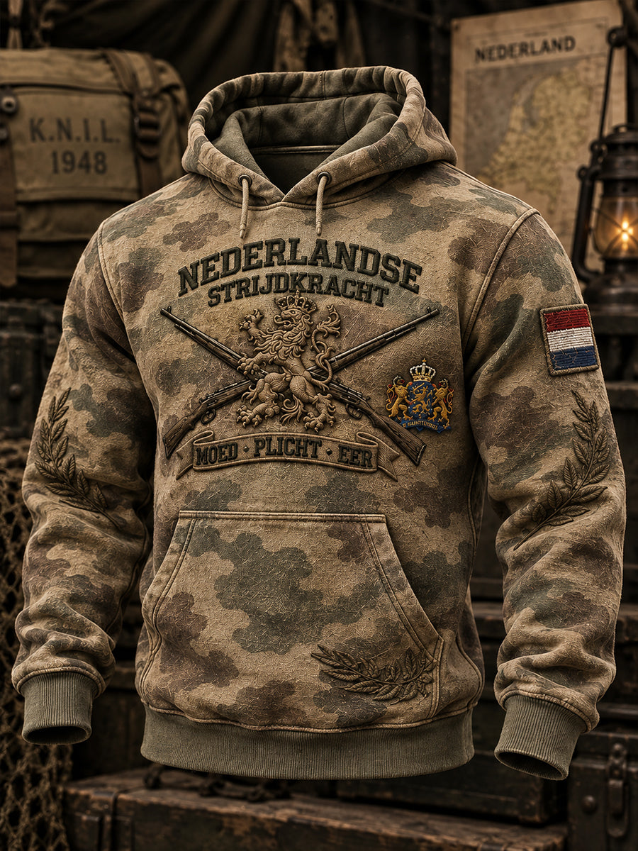 Veteran Memorial Hoodie met grafische print voor heren