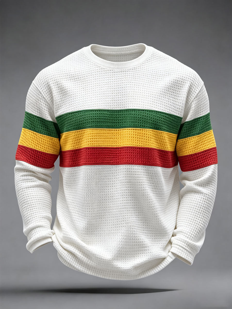 Reggae geïnspireerde wafeltop voor heren