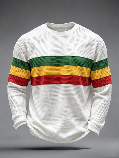 Reggae geïnspireerde wafeltop voor heren