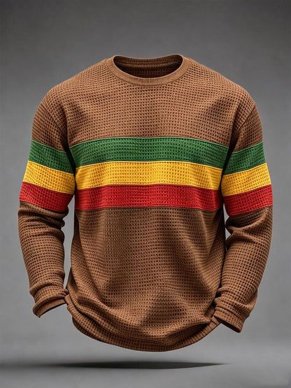 Reggae geïnspireerde wafeltop voor heren