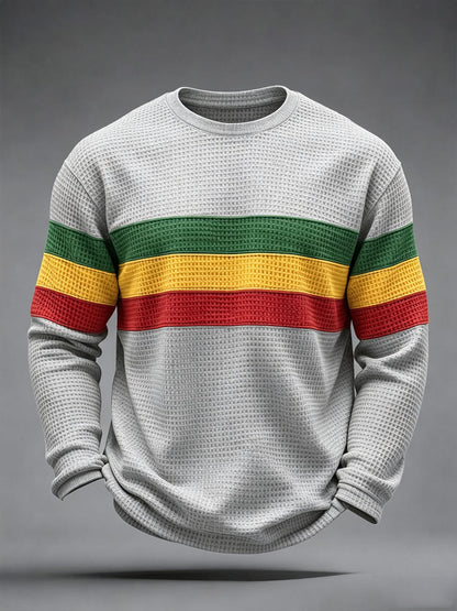 Reggae geïnspireerde wafeltop voor heren