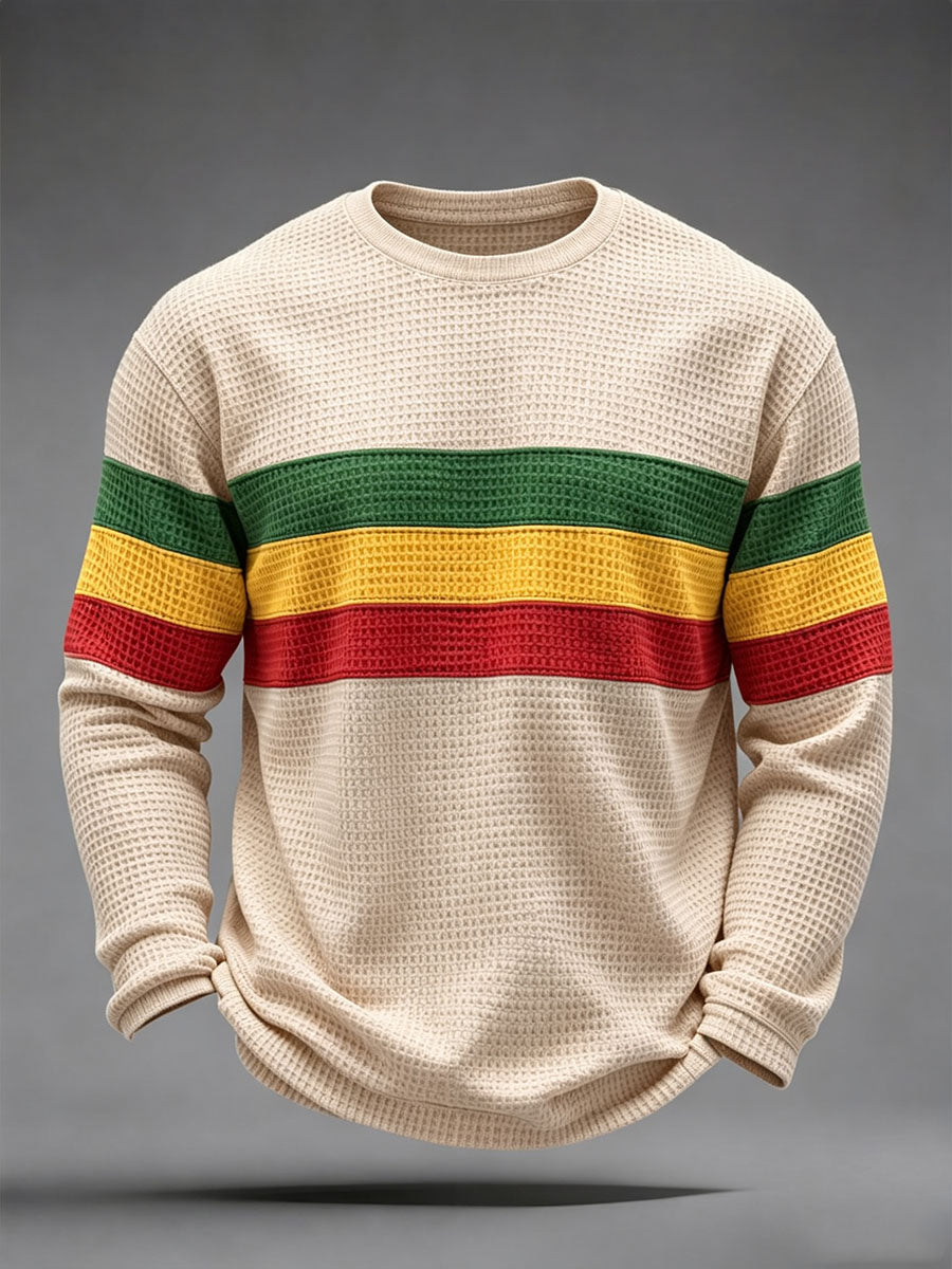 Reggae geïnspireerde wafeltop voor heren