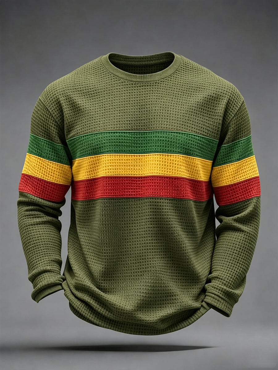 Reggae geïnspireerde wafeltop voor heren