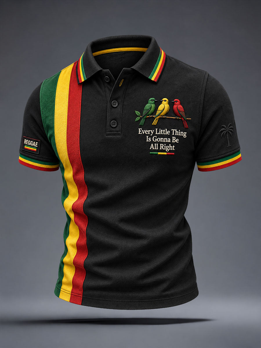 Mannen elk klein ding wordt een goed poloshirt