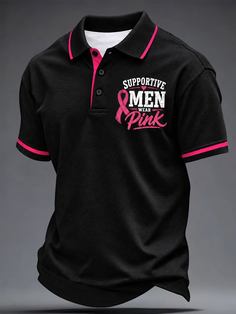 T-shirt ter bewustwording van borstkanker bij mannen