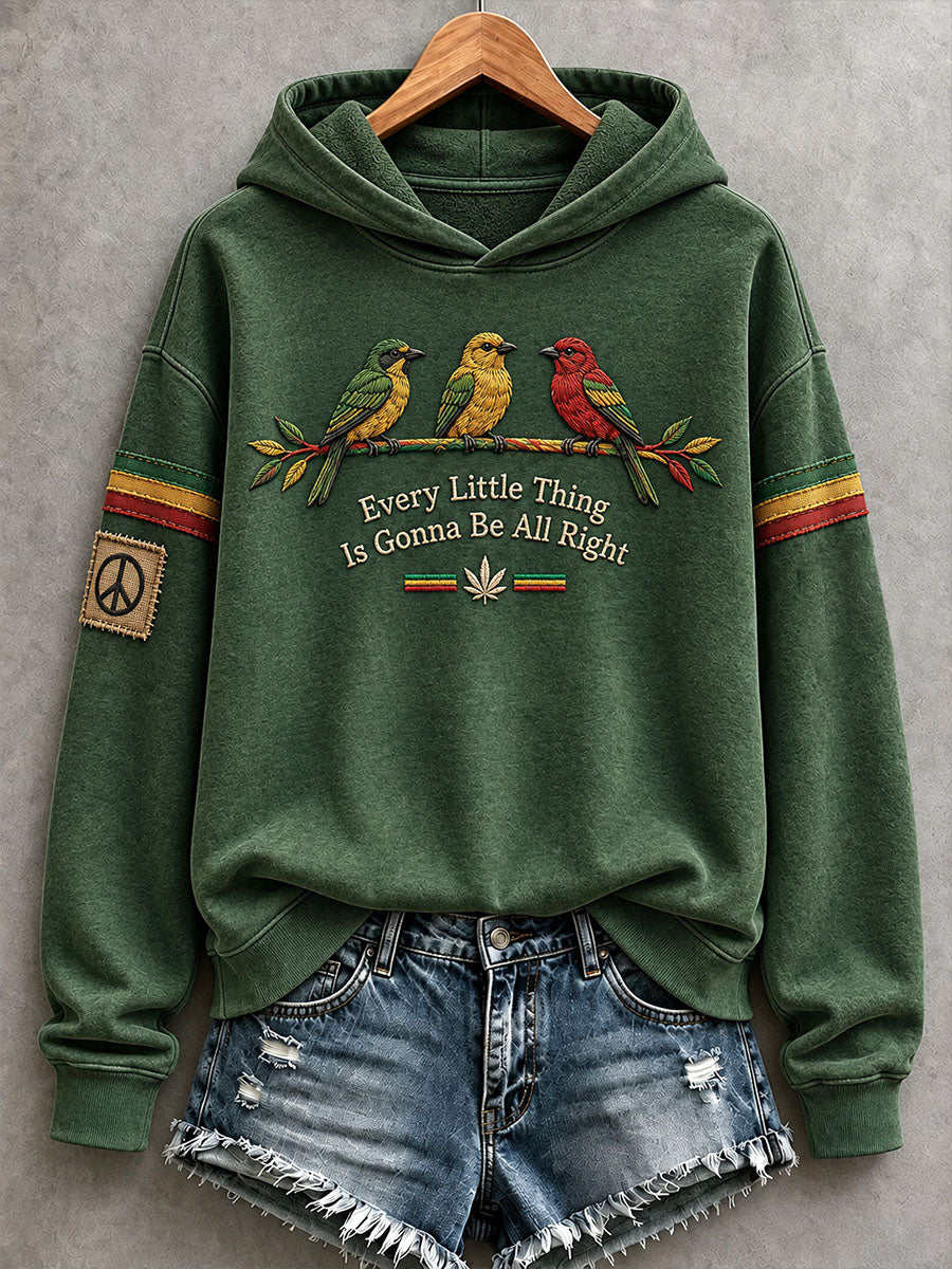 Dames elk klein ding gaat goed met een hoodie